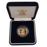 2001 GOLD PROOF SOVEREIGN