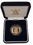 2001 GOLD PROOF SOVEREIGN