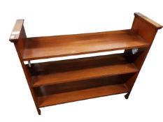 MAHOGANY BOOKSHELVES