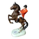 LARGE BESWICK FIGURE HORSE & RIDER - IMPRESSED (STAMP 868)