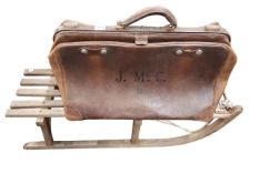 SLEIGH AND LEATHER CASE