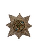 SILVER IRISH GUARDS BROOCH