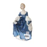 LARGE ROYAL DOULTON FIGURE 'HILARY'