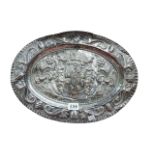 CONTINENTAL SILVER TRAY A/F