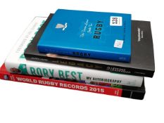 QUANTITY OF RUGBY BOOKS