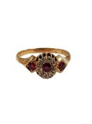 18 CARAT GOLD RUBY & DIAMOND RING