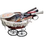 DOLLS PRAM AND SPORTS EQUIPMENT