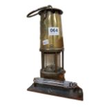 BRASS MINER'S LAMP