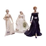 3 FIGURES OF THE PRINCESS OF WALES