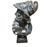 ANTIQUE BRONZE CLASSICAL BUST