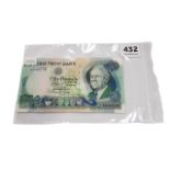 FIRST TRUST£50 BANKNOTE D.J.LICENCE PREFIX AA DATED 1.1.1998