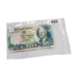 FIRST TRUST £50 BANKNOTE D.J.LICENCE PREFIX AA DATED 1.1.1998