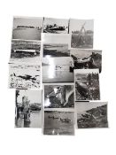 COLLECTION OF OLD BLACK AND WHITE PHOTOGRAPHS ON WHALE HUNTING