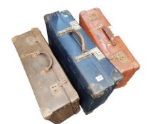 3 VINTAGE SUITCASES