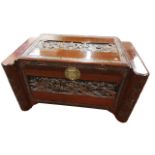 ORIENTAL CARVED CHEST