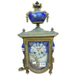 VICTORIAN PORCELAIN CLOCK