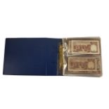 FOLDER OF BANK NOTES