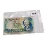 FIRST TRUST £50 BANKNOTE E.F.McELROY PREFIX AD DATED 10.1.1994