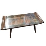 ORIENTAL CARVED COFFEE TABLE