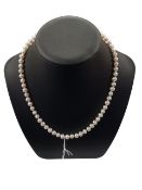 GOOD QUALITY PEARLS WITH 9 CARAT GOLD CLASP