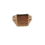 GOLD SIGNET RING SIZE O