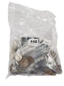 12 BAGS OF VARIOUS COINS