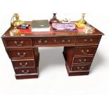 TWIN PEDESTAL DESK