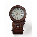 AMERICAN DROP DIAL INLAID CLOCK