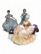 3 ROYAL DOULTON FIGURES