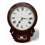 ANTIQUE DROP DIAL WALL CLOCK