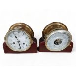 SHIPS CLOCK & BAROMETER SET