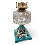 OIL LAMP (ELECTRIFIED) ANCHOR AND FISH PATTERN