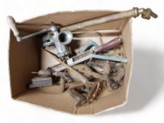 BOX OF OLD TOOLS