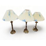 BRASS LAMP TRIO