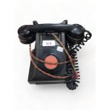 1940/50'S GPO BAKELITE MODEL 322 TELEPHONE