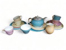 WEDGEWOOD CHINA HARLEQUIN PART TEA SET