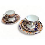 2 X ROYAL GRAFTON CUPS, SAUCERS, SIDE PLATES