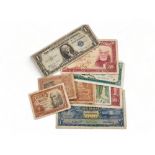 BAG OF FOREIGN BANKNOTES
