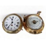 SHIPS CLOCK & BAROMETER SET