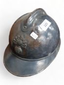 WORLD WAR 1 FRENCH MILITARY HELMET