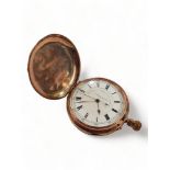 9 CARAT GOLD POCKET WATCH. TALBOT & TALBOT, LONDON CHRONOMETER MAKER TO THE ADMIRALTY TOTAL WEIGHT