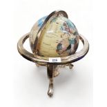 WORLD GLOBE ON STAND