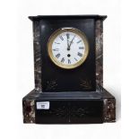 VICTORIAN SLATE MANTLE CLOCK