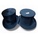 2 OLD TOP HATS