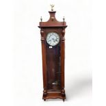 LARGE DOUBLE WEIGHT VIENNA WALL CLOCK