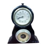 ANTIQUE DUAL CLOCK/BAROMETER