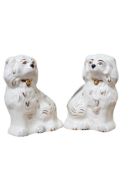 PAIR OF SMALL ROYAL DOULTON FIRESIDE DOGS