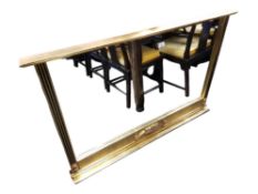 GILT FRAMED OVERMANTLE