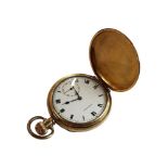 ANTIQUE GOLD PLATED POCKET WATCH