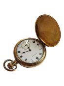 ANTIQUE GOLD PLATED POCKET WATCH